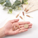 Colorful Wooden Teardrop Pendants for Jewelry Making