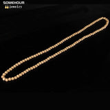Colorful Hiphop Round Beads Necklace Chain DIY Jewelry Making