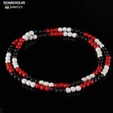 Colorful Hiphop Round Beads Necklace Chain DIY Jewelry Making