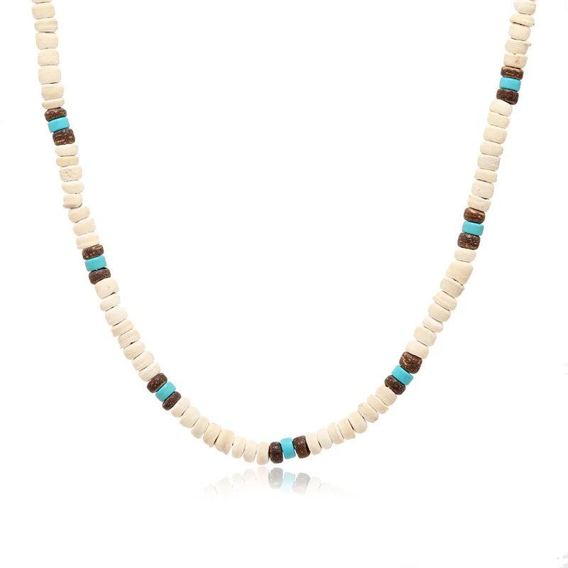 Coconut Shell Spacer Beads Surfer Necklace Tribal Jewelry
