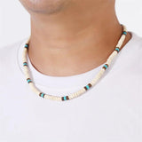 Coconut Shell Spacer Beads Surfer Necklace Tribal Jewelry