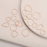 10Pcs Stainless Steel Frame Connectors for DIY Jewelry Making