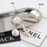 6pcs Baseball & Wooden Stick Sports Charms Jewelry for DIY Making