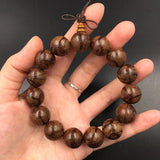Buddhist Tibetan Prayer Beads Bracelet Natural Wood Buddha Beads Men Jewelry