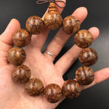 Buddhist Tibetan Prayer Beads Bracelet Natural Wood Buddha Beads Men Jewelry