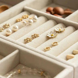 Flannelette Jewelry Display Stackable Jewellery Holder