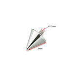 Titanium Internal Thread Cone Piercing 14G 16G Nose Ear Labret Earring Studs