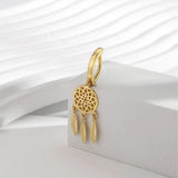 1PC 1.6X10mm Reverse Clicker Belly Ring CZ Tassel Navel Button Rings