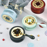 Wax Seal Stamp Set with Melting Furnace and Spoon