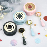 Wax Seal Stamp Set with Melting Furnace and Spoon