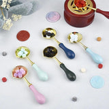 Wax Seal Stamp Set with Melting Furnace and Spoon