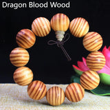 Green Sandalwood Rosewood Wood Ebony 20mm 12 Pieces Buddhas Meditation Bracelet