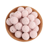 16/20mm Wooden Crochet Beads For DIY Jewelry Making