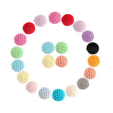 16/20mm Wooden Crochet Beads For DIY Jewelry Making