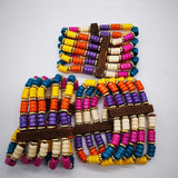 African Wooden Beaded Bracelets - Handmade Ethnic Tribal Jewelry