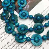 Bohemian Coconut Shell Wood Bead Pendant Necklaces