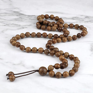 8mm Beaded Necklace Men Women Prayer Bracelet Yoga Meditation Jewelry
