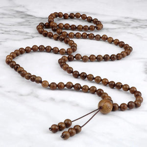 8mm Beaded Necklace Men Women Prayer Bracelet Yoga Meditation Jewelry