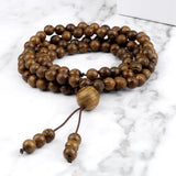 8mm Beaded Necklace Men Women Prayer Bracelet Yoga Meditation Jewelry