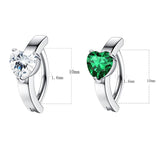 Butterfly Heart Navel Ring Stainless Steel Belly Button Piercing