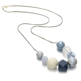 Acrylic Beads Long Necklace Women's Jewelry MX063