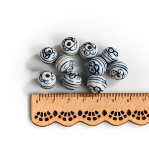 Chinese Style Ceramic Earrings DIY XN5903