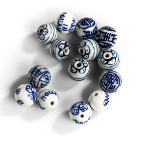 Chinese Style Ceramic Earrings DIY XN5903