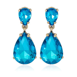 Crystal Earrings Geometric Style Jewelry for Women
