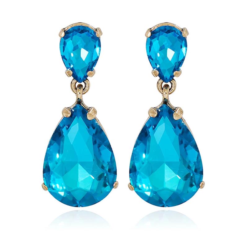 Crystal Earrings Geometric Style Jewelry for Women