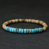 Minimalist Natural Wood Bracelet Tendance A Emperor Stone Braclet