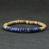 Minimalist Natural Wood Bracelet Tendance A Emperor Stone Braclet