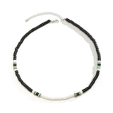 Vintage Surfer Wooden Chain Necklace Men Geometric Tribal Beads Choker