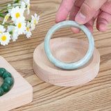 Wooden Round Jewelry Display Tray for Bracelets Charms Beaded Bracelet
