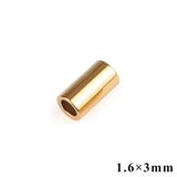 10PCS 14K Filled Crimp & End Beads 2mm 1.6mm Jewelry Findings