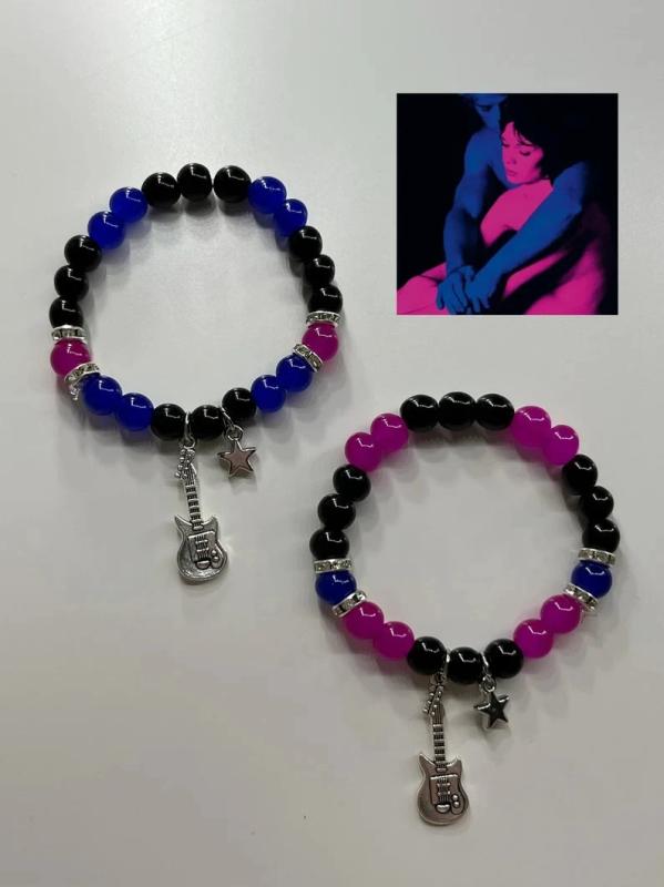 TV Girl Who Cares Bracelets Set