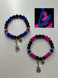 TV Girl Who Cares Bracelets Set