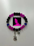 TV Girl Who Cares Bracelets Set