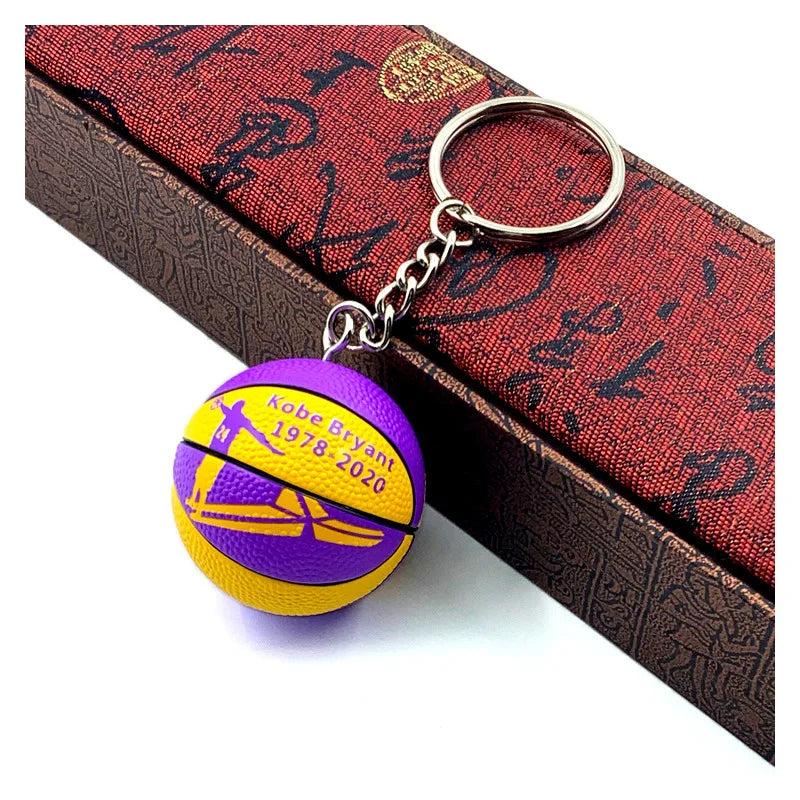 Basketball Model Keychain Pendant Decorative Key Chain