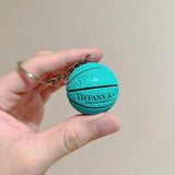 Basketball Model Keychain Pendant Decorative Key Chain