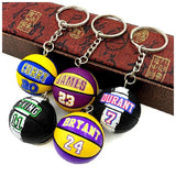 Basketball Model Keychain Pendant Decorative Key Chain