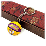 Basketball Model Keychain Pendant Decorative Key Chain