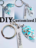 Gothic Wolf Glow In The Dark Keychain