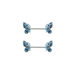 Butterfly Nipple Piercing Stainless Steel Nipple Ring Body Piercing Jewelry