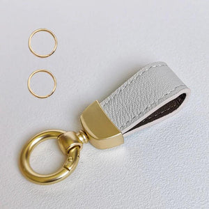 French Sheepskin Car Key Chain for Women