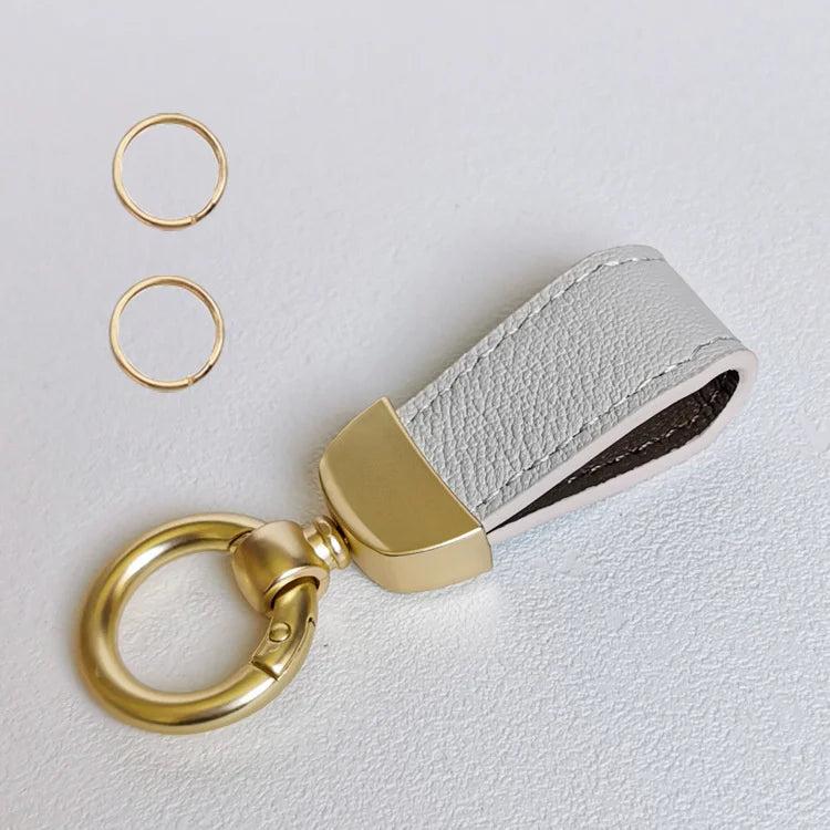French Sheepskin Car Key Chain for Women
