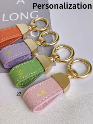 French Sheepskin Car Key Chain for Women