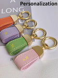 French Sheepskin Car Key Chain for Women