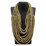 Wind Layer Wood Necklace & 8 Layer Pendant African Jewelry