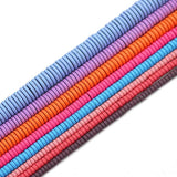 2/3/4/6mm Red Rubber Hematite Stone Beads for DIY Bracelets