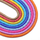 Spacer Flat Round Coin Rubber Hematite Beads for Jewelry Making